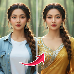 AI Saree & Dress Swap: MiSaree